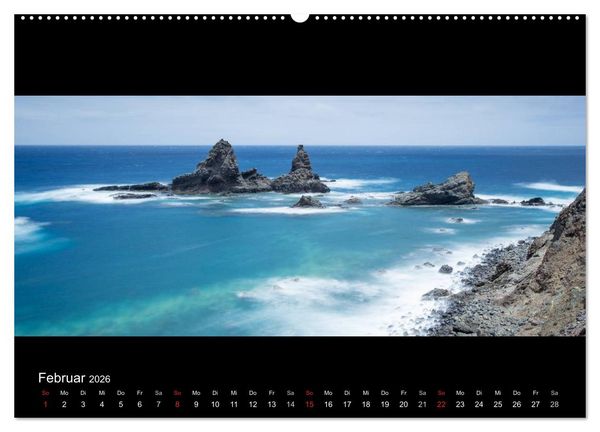 Produktbild: La Gomera - Kanarisches Naturparadies (hochwertiger Premium Wandkalender 2026 DIN A2 quer), Kunstdruck in Hochglanz