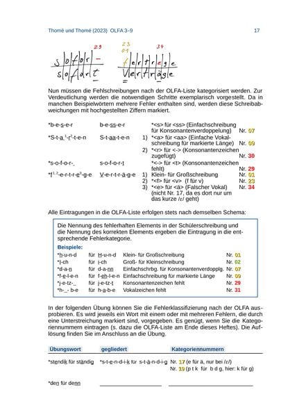 Produktbild: OLFA 3-9+: Oldenburger Fehleranalyse f&uuml;r die Klassen 3-9 und dar&uuml;ber