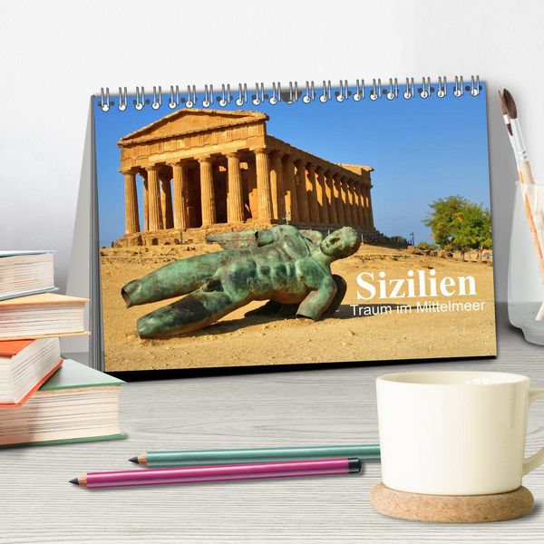 Produktbild: Sizilien - Traum im Mittelmeer (Tischkalender 2026 DIN A5 quer), CALVENDO Monatskalender