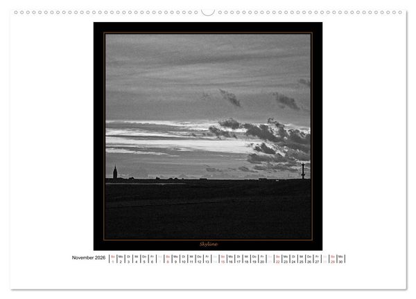 Produktbild: Wangerooge in Fine Art (Wandkalender 2026 DIN A2 quer), CALVENDO Monatskalender