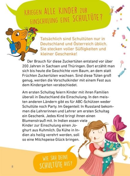 Produktbild: Frag doch mal ... die Maus: Die wichtigsten Fragen zum Schulanfang