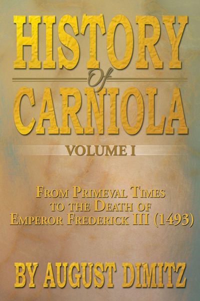 Produktbild: History of Carniola Volume I