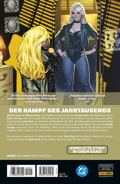 Produktbild: Black Canary: Die Beste der Besten