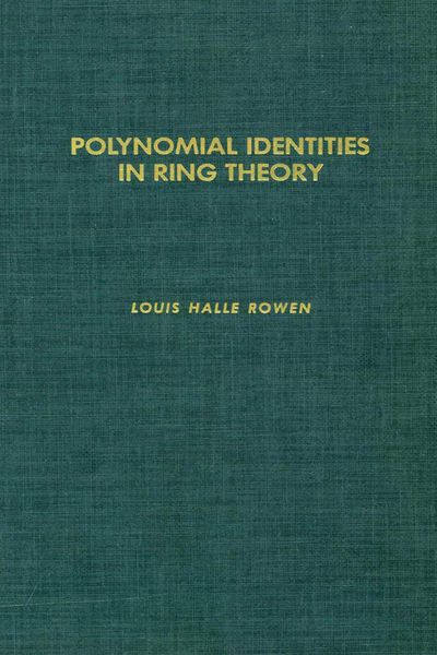 Produktbild: Polynomial Identities in Ring Theory