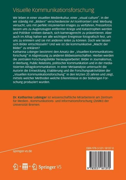Produktbild: Visuelle Kommunikationsforschung