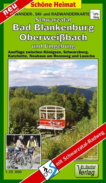 Produktbild: Wander-, Ski- und Radwanderkarte Schwarzatal, Bad Blankenburg, Oberwei&szlig;bach und Umgebung