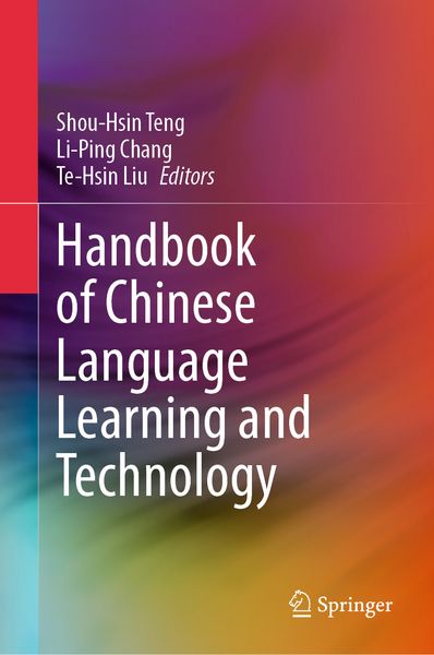 Produktbild: Handbook of Chinese Language Learning and Technology