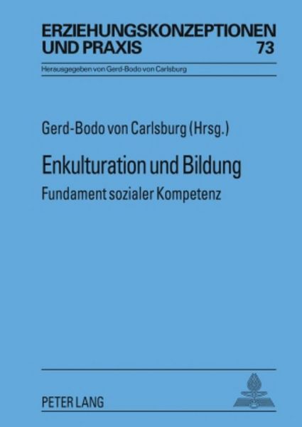 Produktbild: Enkulturation und Bildung