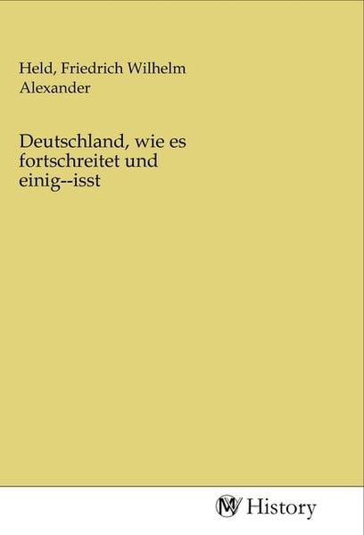 Produktbild: Deutschland, wie es fortschreitet und einig--isst