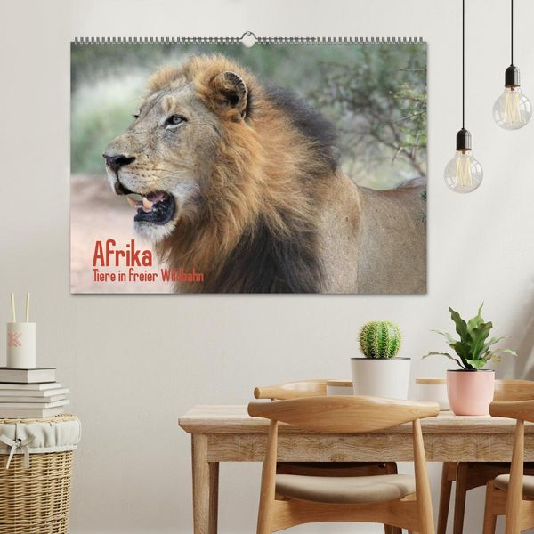 Produktbild: Afrika. Tiere in freier Wildbahn (Wandkalender 2026 DIN A2 quer), CALVENDO Monatskalender