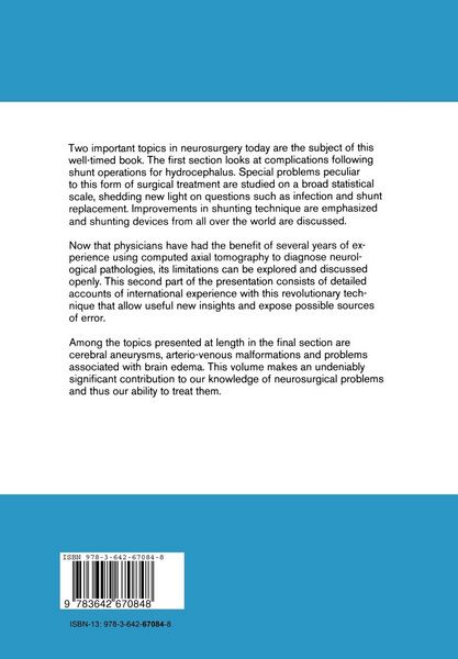 Produktbild: Treatment of Hydrocephalus Computer Tomography