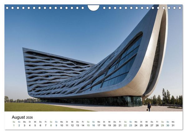 Produktbild: Einsamkeit in Architektur (Wandkalender 2026 DIN A4 quer), CALVENDO Monatskalender