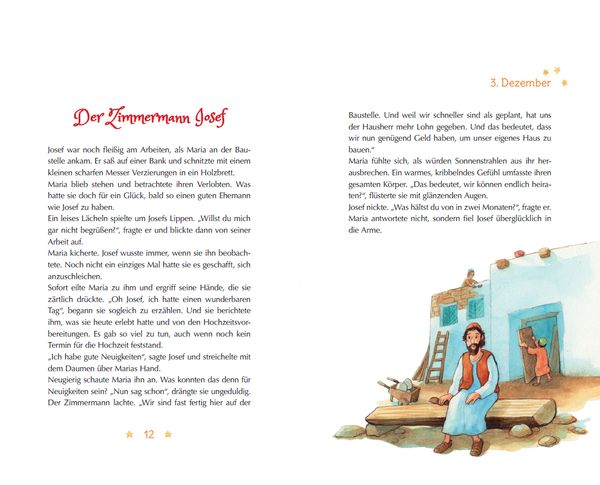 Produktbild: Die Weihnachtsgeschichte - Ein Adventskalenderbuch