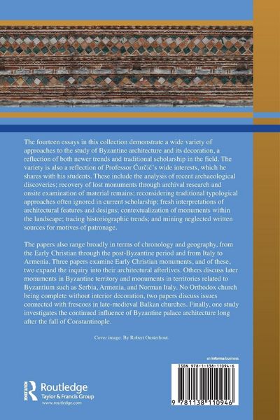 Produktbild: Approaches to Byzantine Architecture and its Decoration