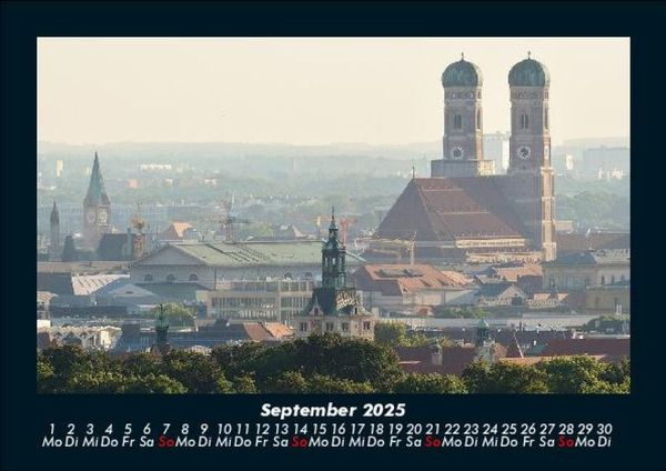 Produktbild: M&uuml;nchen 2025 Fotokalender DIN A5