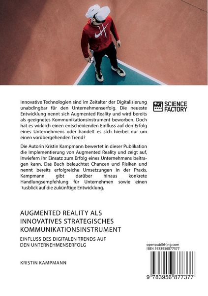 Produktbild: Augmented Reality als innovatives strategisches Kommunikationsinstrument. Einfluss des digitalen Trends auf den Unternehmenserfolg