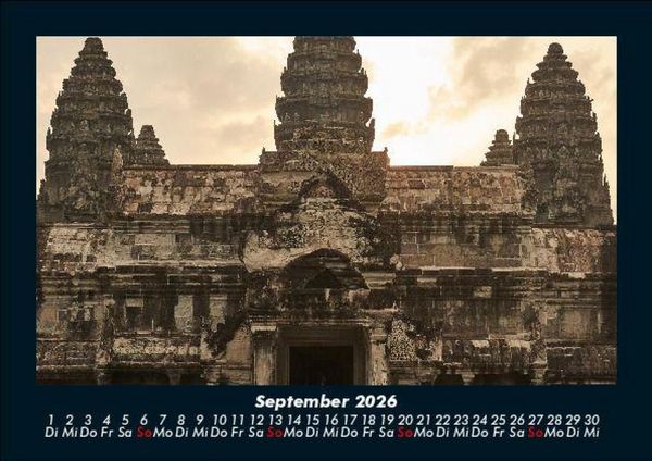 Produktbild: Tempel 2026 Fotokalender DIN A5