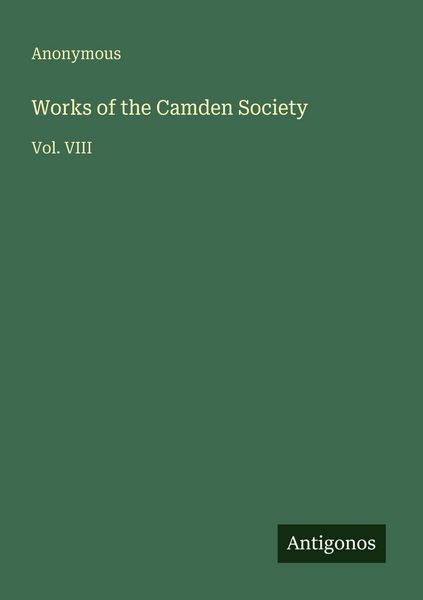 Produktbild: Works of the Camden Society