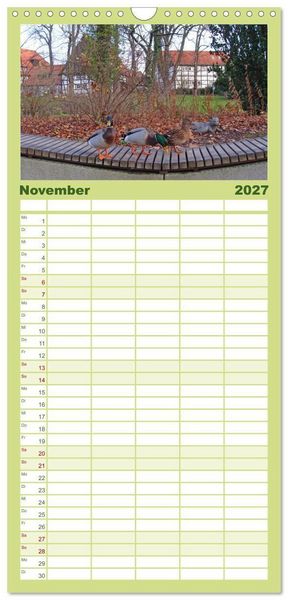 Produktbild: Familienplaner 2027 - Bad Sassendorf mit 5 Spalten (Wandkalender, 21 x 45 cm) CALVENDO
