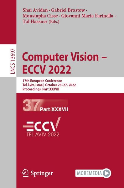 Produktbild: Computer Vision - ECCV 2022