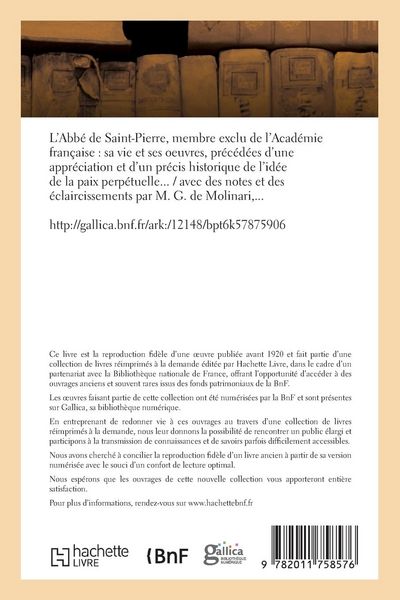 Produktbild: L'Abb&eacute; de Saint-Pierre, membre exclu de l'Acad&eacute;mie fran&ccedil;aise