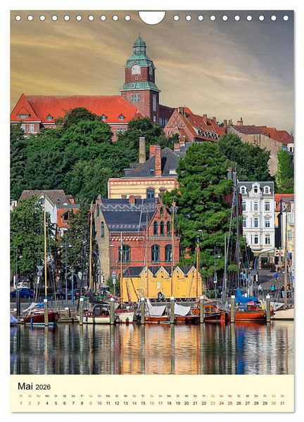 Produktbild: Flensburg - so bezaubernd (Wandkalender 2026 DIN A4 hoch), CALVENDO Monatskalender