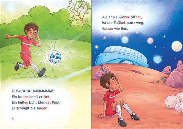 Produktbild: Lesel&ouml;wen 1. Klasse - Ein galaktisch gutes Fu&szlig;ballspiel
