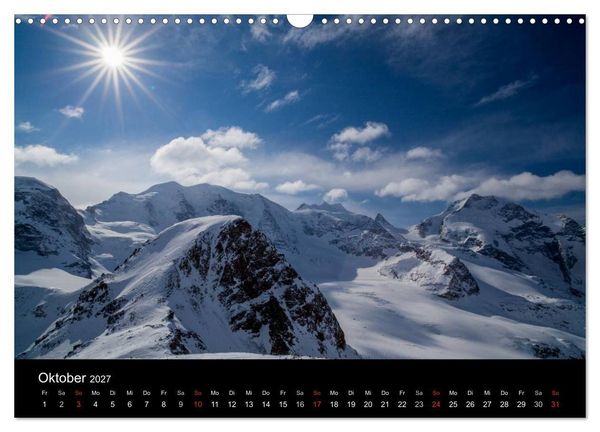 Produktbild: Momente der Sehnsucht: Schweizer Bergwelten (Wandkalender 2027 DIN A3 quer), CALVENDO Monatskalender