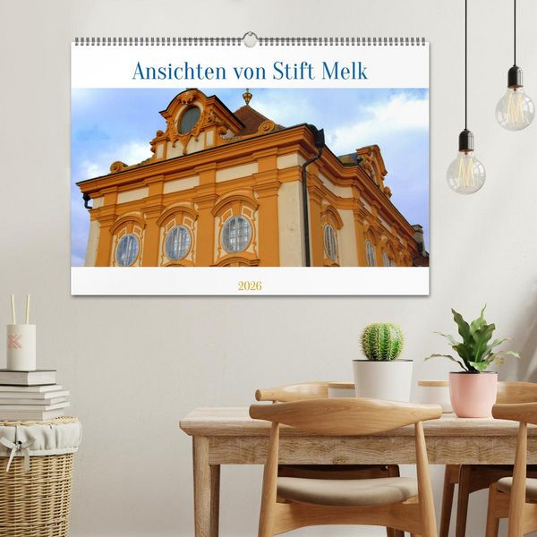 Produktbild: Ansichten vom Stift in Melk (Wandkalender 2026 DIN A2 quer), CALVENDO Monatskalender