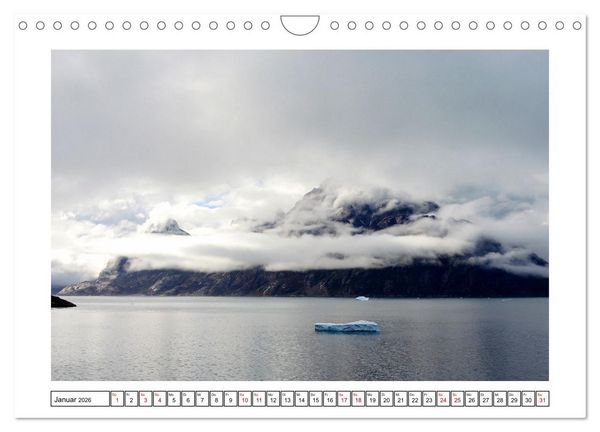 Produktbild: Gr&ouml;nland - eisige Landschaften im Prins Christian Sund (Wandkalender 2026 DIN A4 quer), CALVENDO Monatskalender