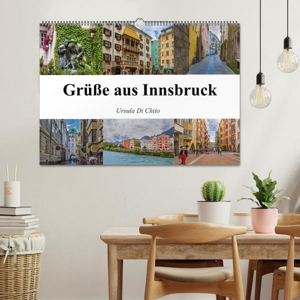 Produktbild: Gr&uuml;&szlig;e aus Innsbruck (Wandkalender 2026 DIN A2 quer), CALVENDO Monatskalender