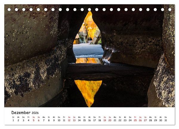 Produktbild: Neuseeland-Aotearoa, Land der wei&szlig;en Wolke (Tischkalender 2026 DIN A5 quer), CALVENDO Monatskalender