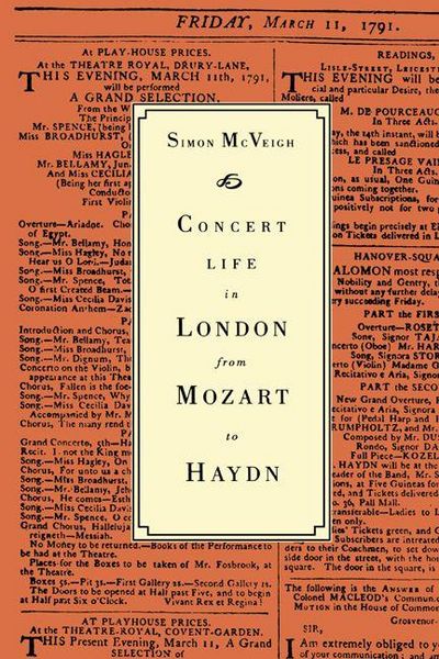Produktbild: Concert Life in London from Mozart to Haydn