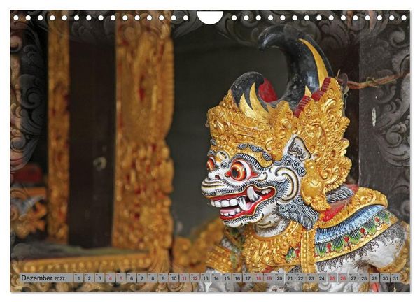 Produktbild: Bali - Tempelw&auml;chter und D&auml;monen (Wandkalender 2027 DIN A4 quer), CALVENDO Monatskalender