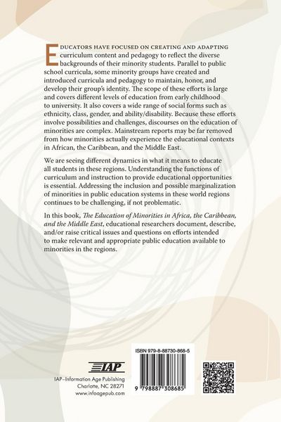 Produktbild: The Education of Minorities in Africa, the Caribbean, and the Middle East