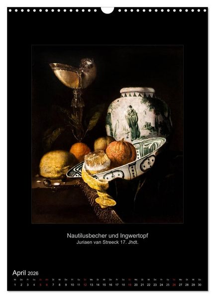 Produktbild: Stillleben - Illusionistische Malerei der Renaissance (Wandkalender 2026 DIN A3 hoch), CALVENDO Monatskalender