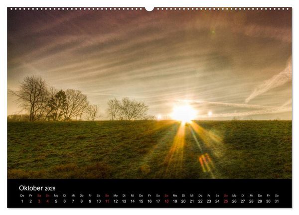 Produktbild: Vor der T&uuml;r mein l&auml;ndliches Ruhrgebiet (hochwertiger Premium Wandkalender 2026 DIN A2 quer), Kunstdruck in Hochglanz