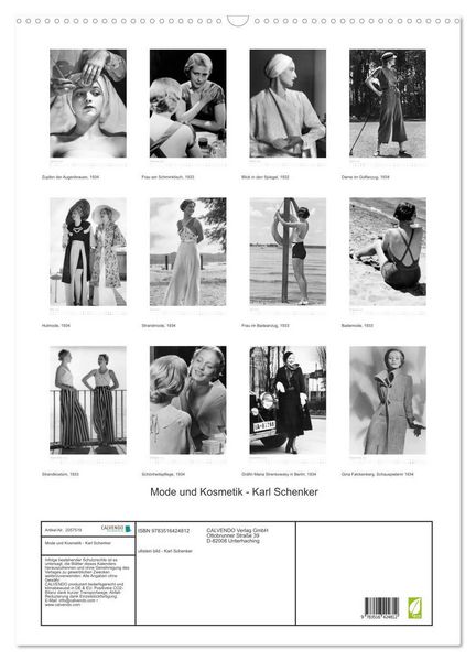 Produktbild: Mode und Kosmetik - Karl Schenker (Wandkalender 2026 DIN A2 hoch), CALVENDO Monatskalender