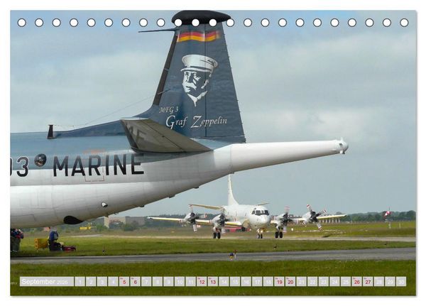 Produktbild: Marineflieger 2026 (Tischkalender 2026 DIN A5 quer), CALVENDO Monatskalender