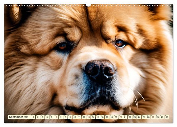 Produktbild: Chow Chow - der L&ouml;wenkopfhund (Wandkalender 2026 DIN A2 quer), CALVENDO Monatskalender