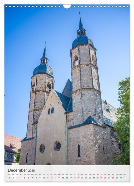 Produktbild: Martin Luther. Town of Lutherstadt Eisleben - hometown of the great Reformer (Wall Calendar 2026 DIN A3 portrait), CALVENDO 12 Month Wall Calendar