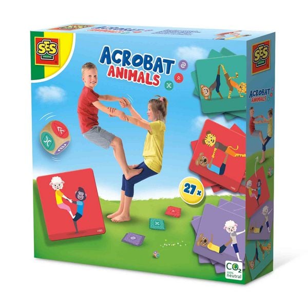 SES CREATIVE Bewegungsspiel Akrobatische Tiere