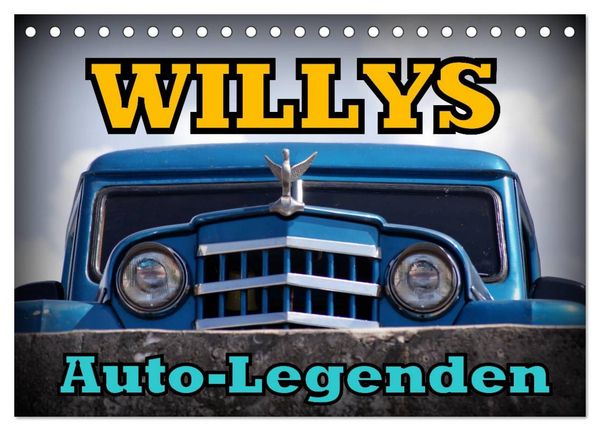 Produktbild: Auto-Legenden: WILLYS (Tischkalender 2026 DIN A5 quer), CALVENDO Monatskalender