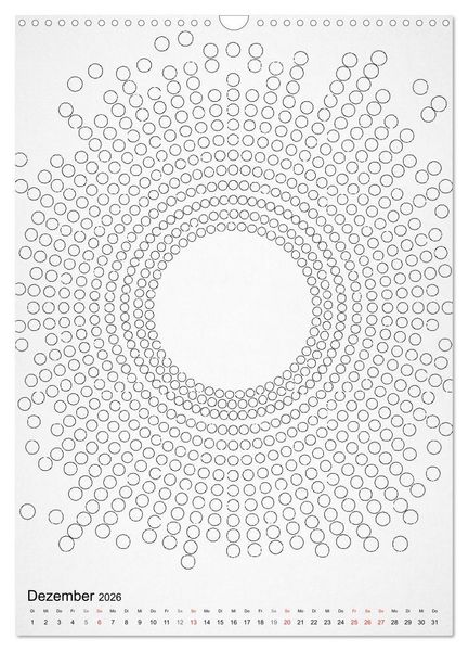 Produktbild: Geometric Graphik Art (Wandkalender 2026 DIN A3 hoch), CALVENDO Monatskalender