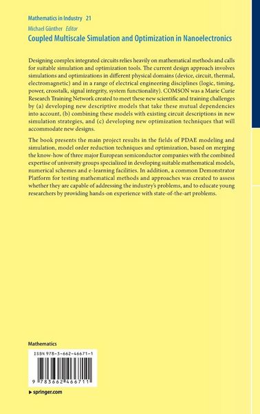 Produktbild: Coupled Multiscale Simulation and Optimization in Nanoelectronics