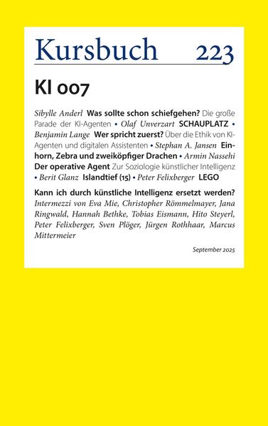 Produktbild: Kursbuch 223