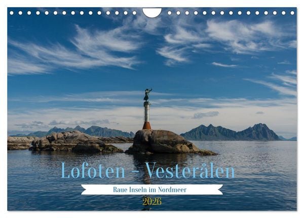 Produktbild: Lofoten Vester&aring;len (Wandkalender 2026 DIN A4 quer), CALVENDO Monatskalender