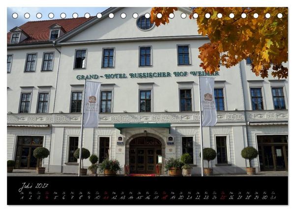 Produktbild: Weimar (Tischkalender 2027 DIN A5 quer), CALVENDO Monatskalender