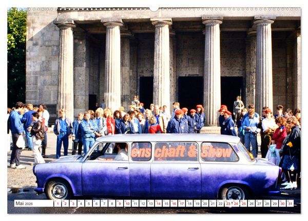 Produktbild: Trabi-Land DDR (Wandkalender 2026 DIN A2 quer), CALVENDO Monatskalender