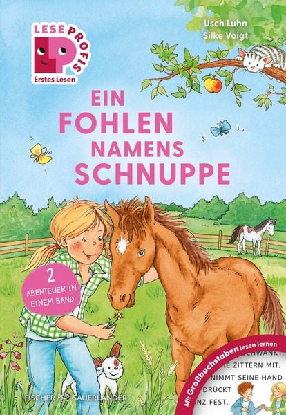 Produktbild: Leseprofis &ndash; GROSSBUCHSTABEN: EIN FOHLEN NAMENS SCHNUPPE, 1. Klasse